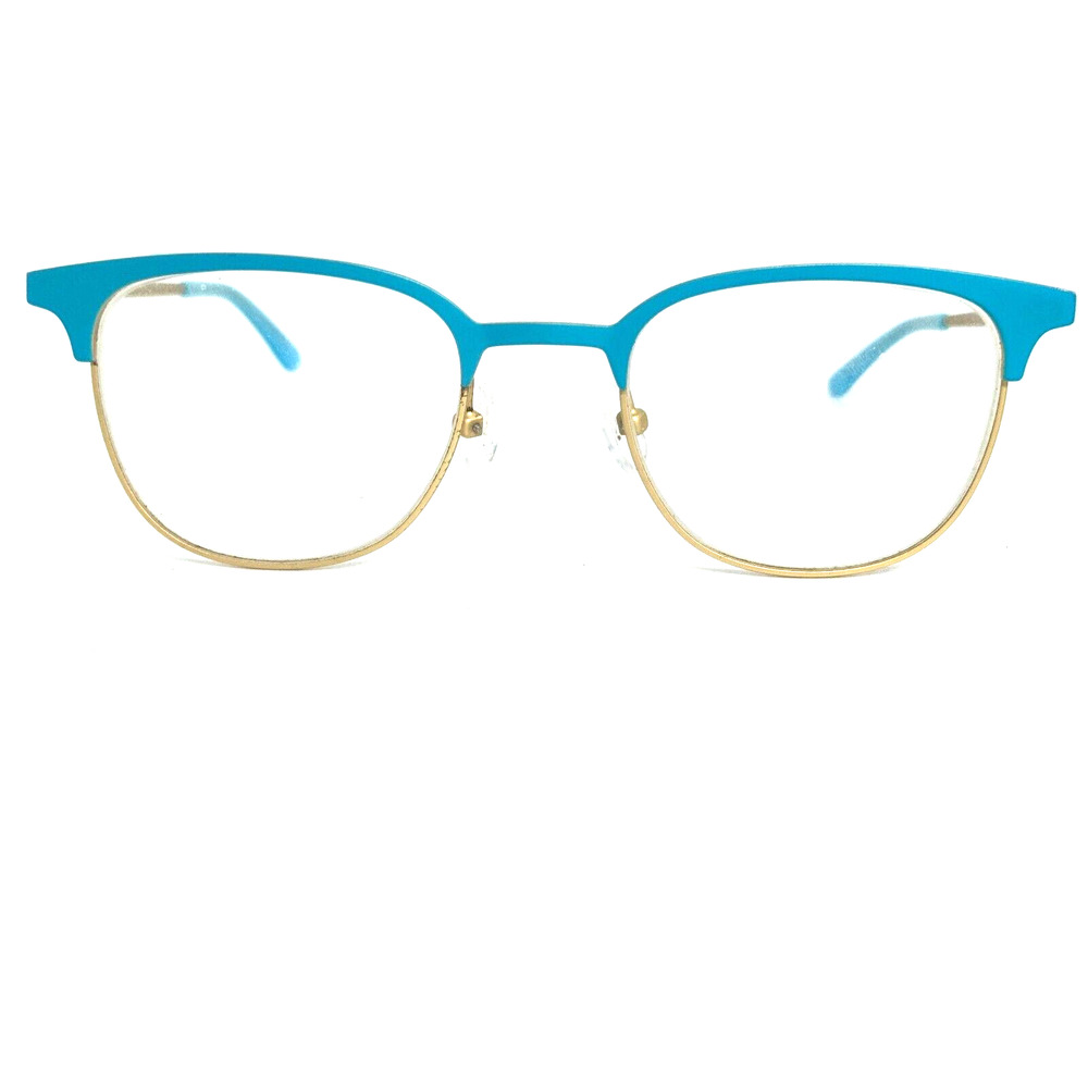 Jins J!NS Eyewear Teal‎ Gold 48-20-140-38 Eyeglasses Frame H16160